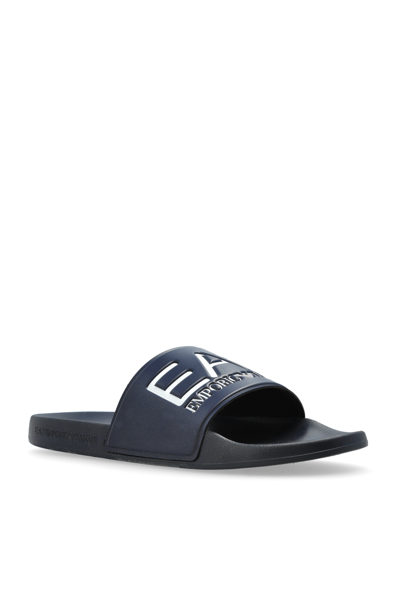 EA7 Emporio Armani Rubber flip-flops with logo | Men's Shoes